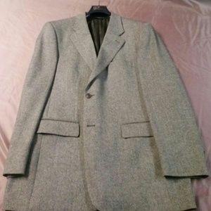 Brooks Bros 43r houndstooth sport jacket wool